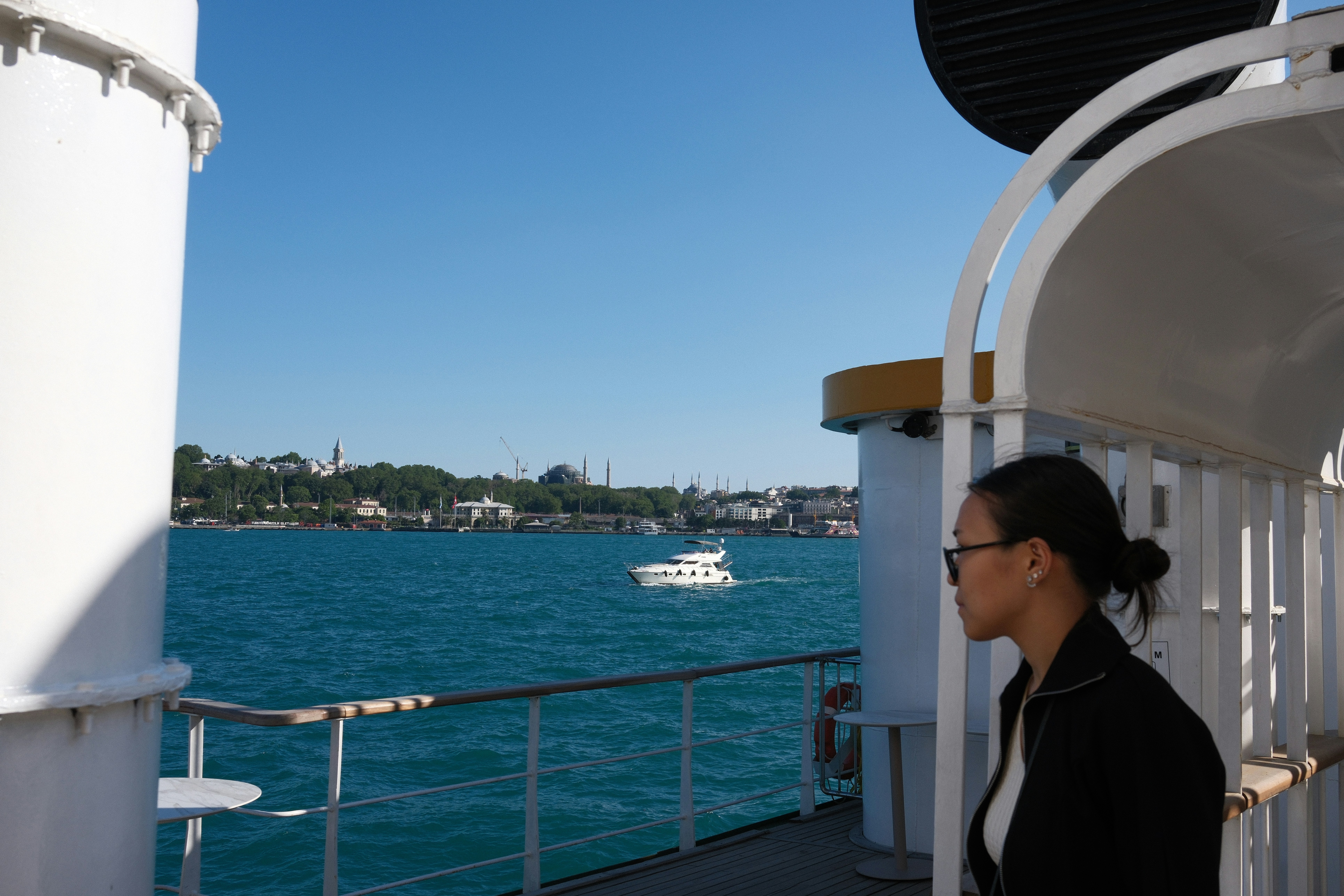View from the deck of a cruise ship — the OTT Cruise Hub